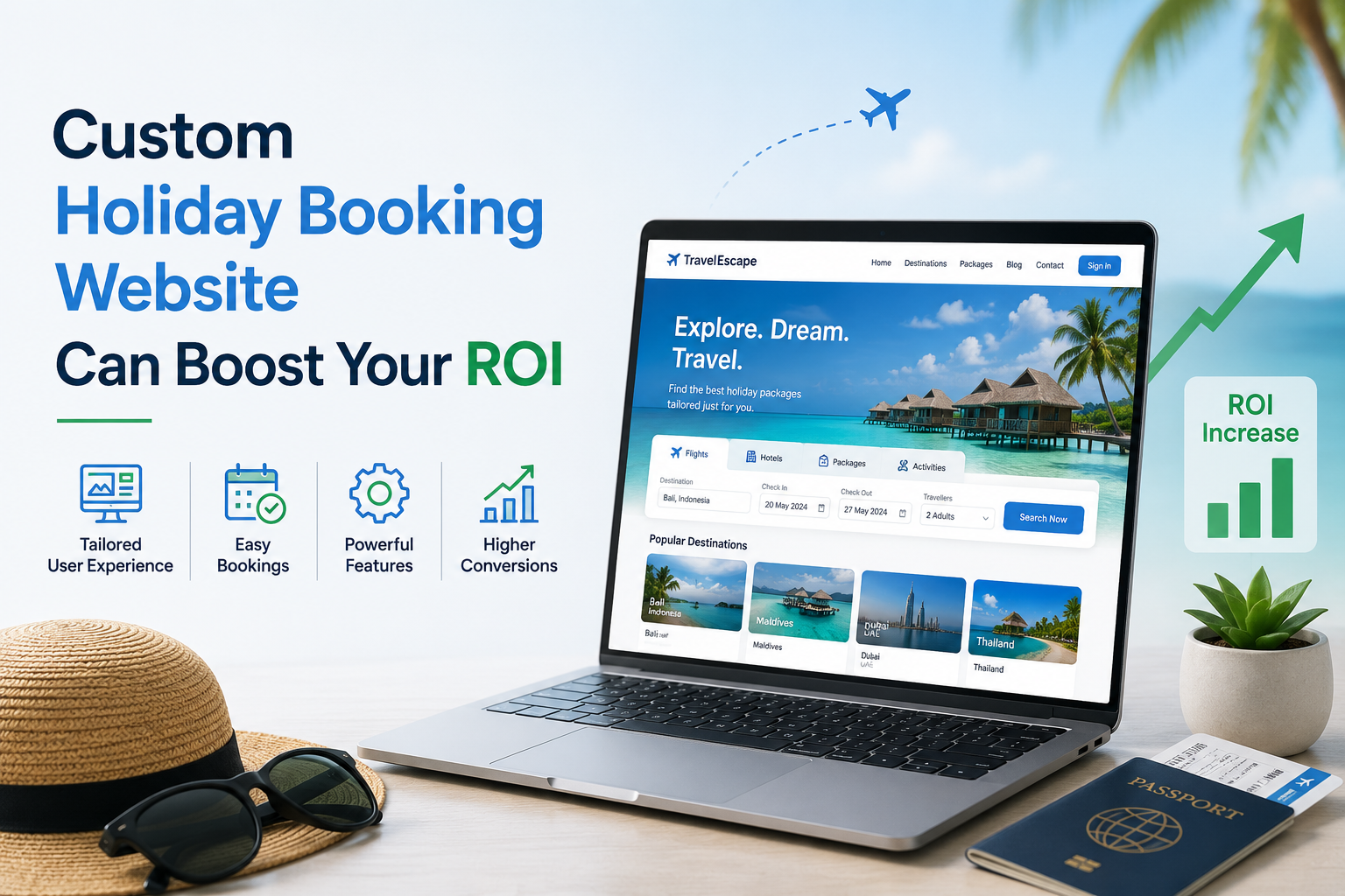 How a Custom Holiday Booking Website Can Boost Your ROI