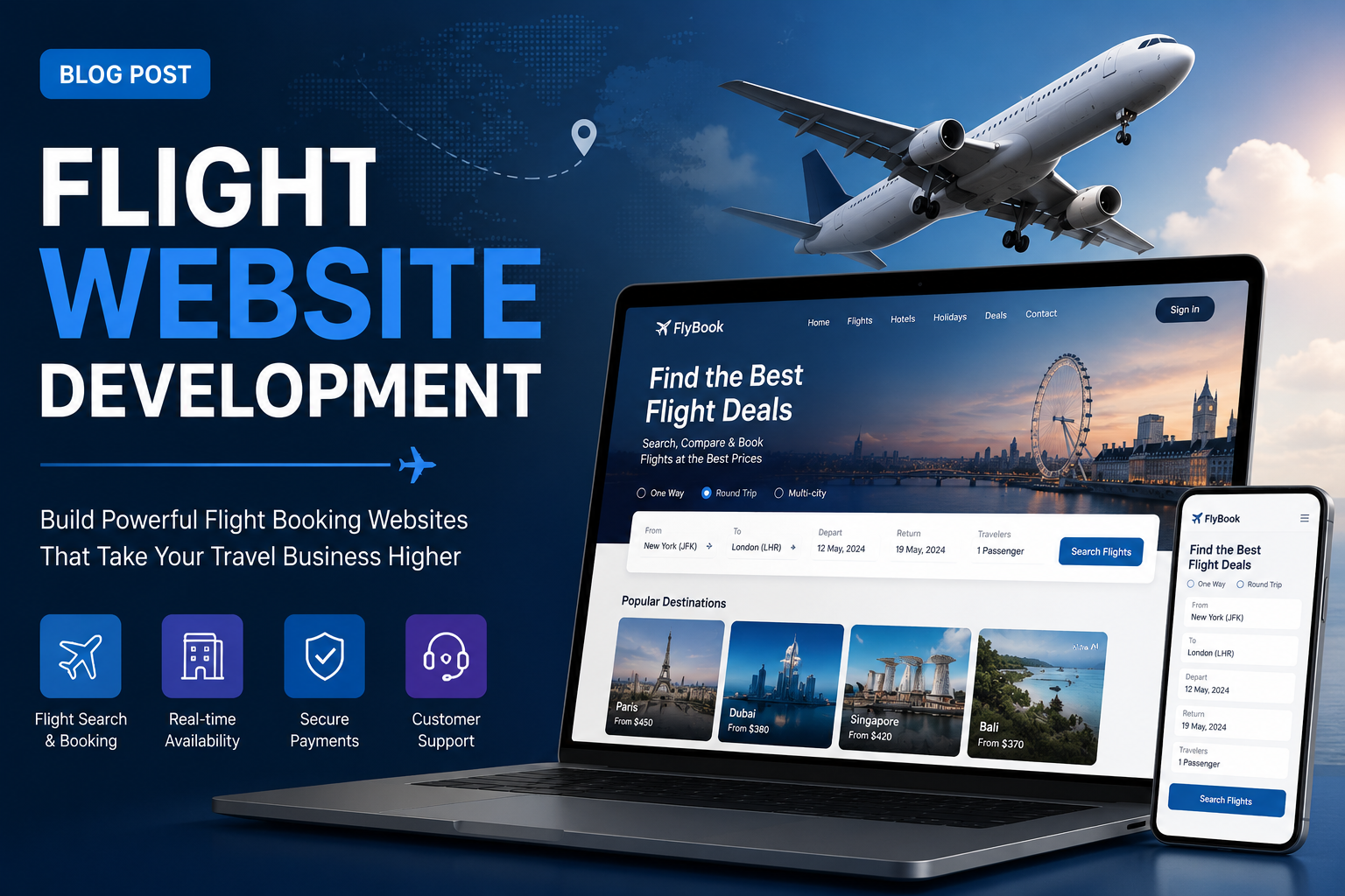 Flight Website Development