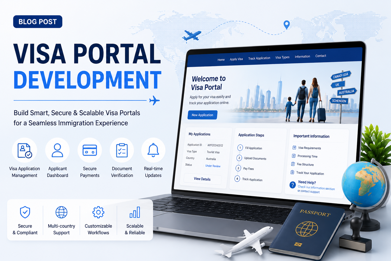Visa Website Development