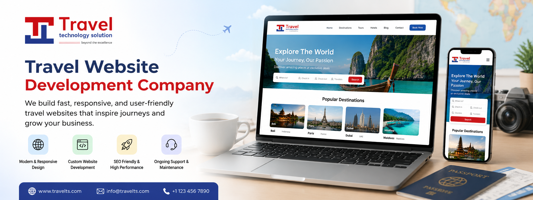 Travel website development company