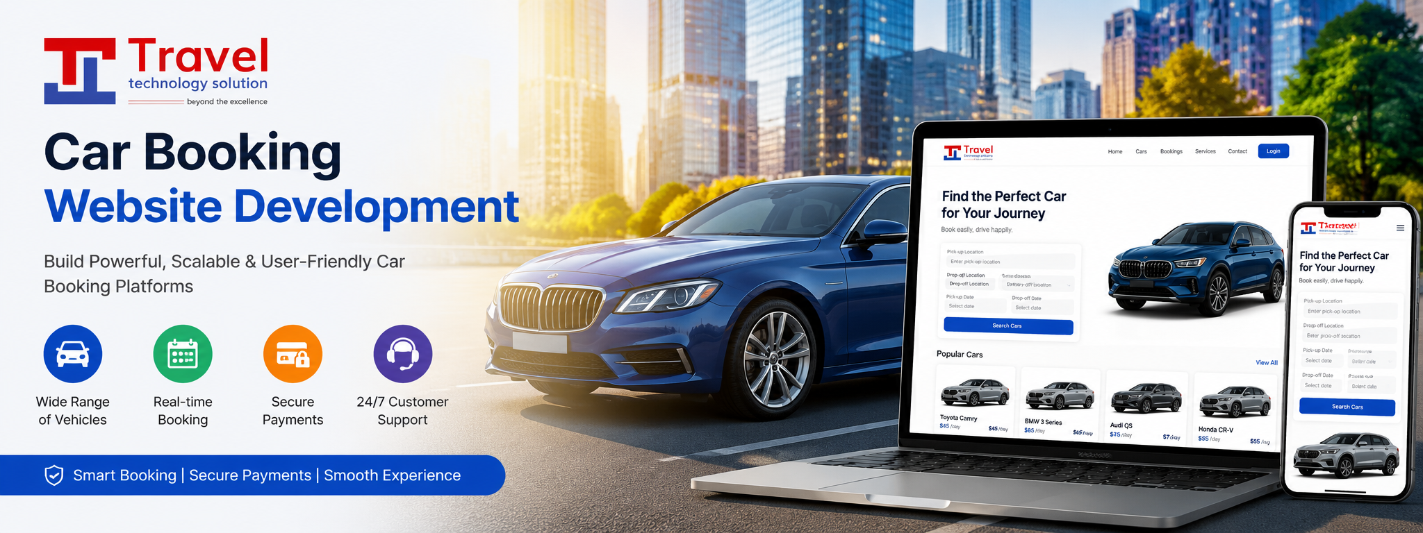 Car Booking Website Development 
