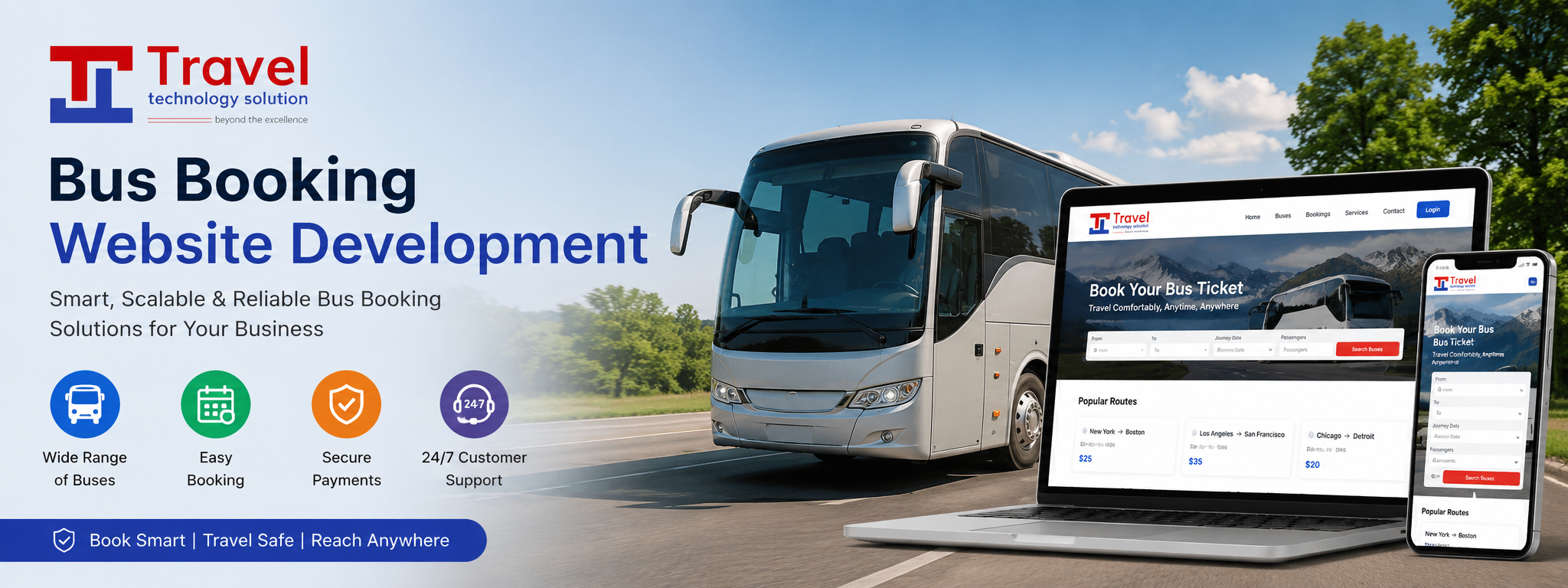 Bus Booking Website Development