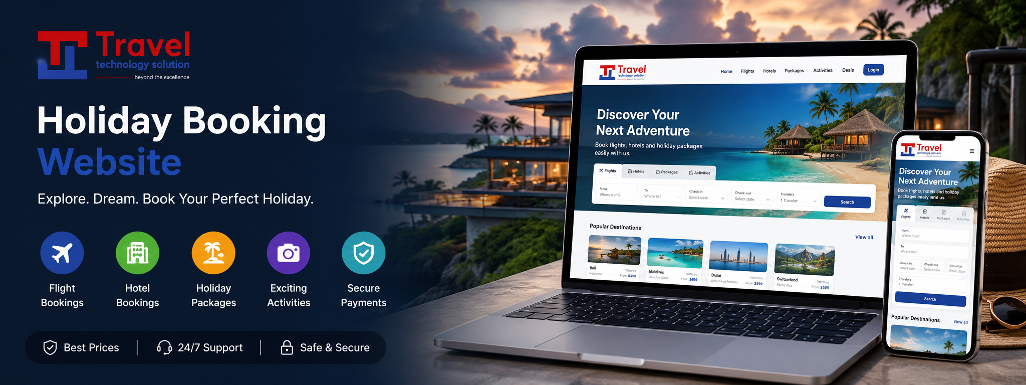 Holiday Booking Website