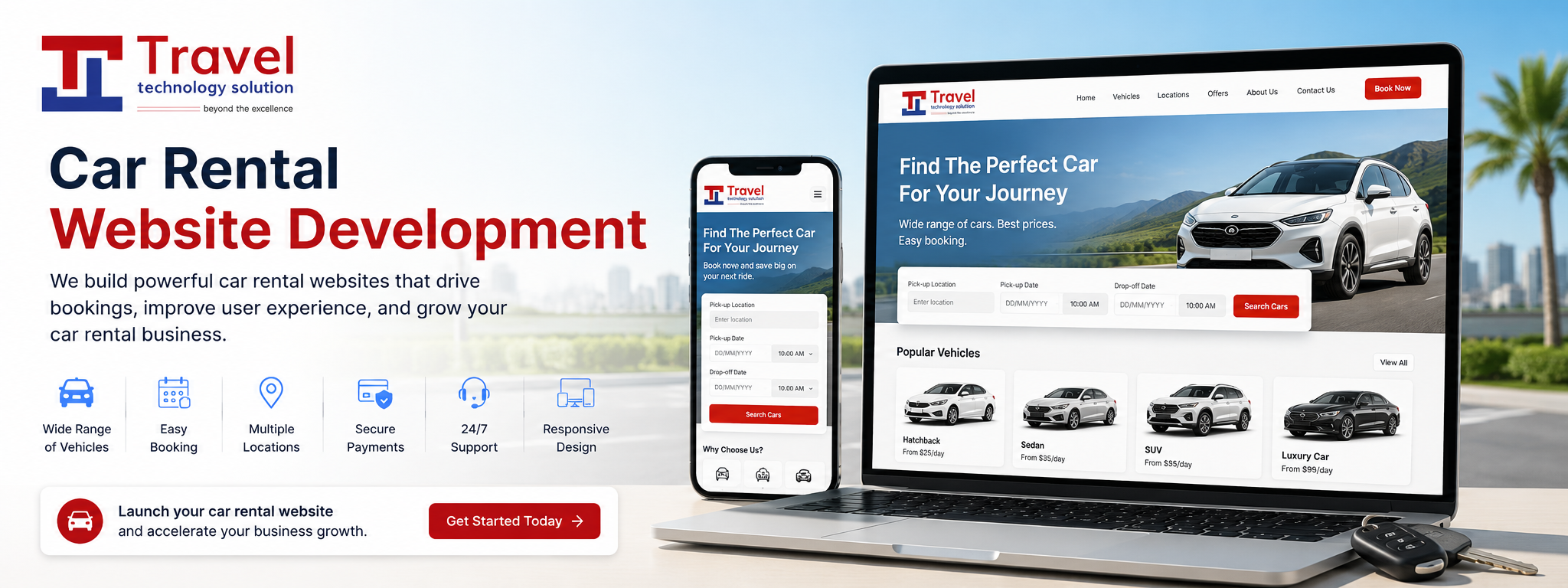 Car Rental Website Development