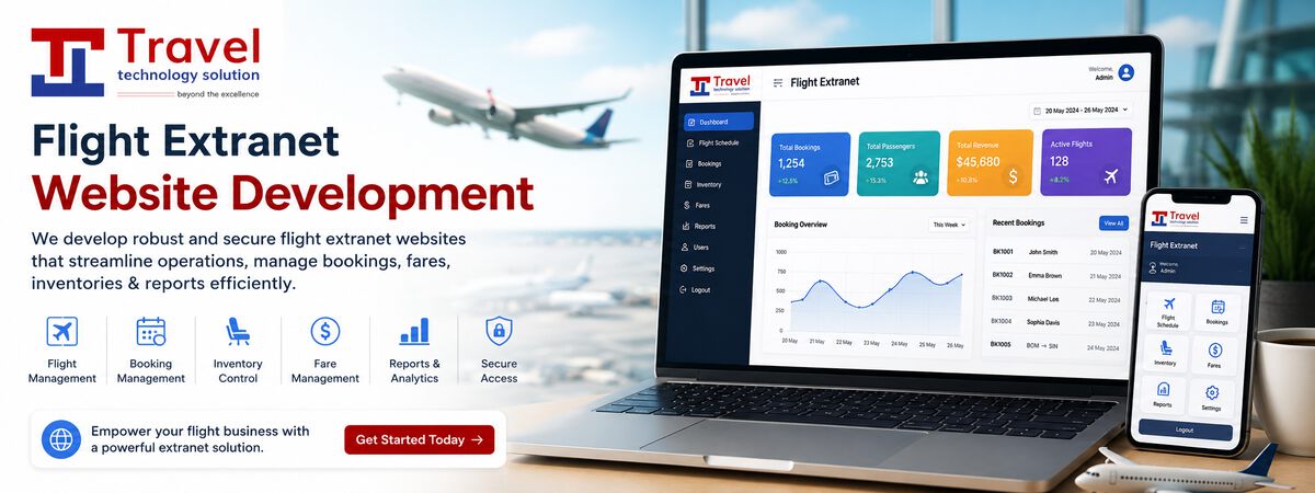 Flight Extranet Website Development