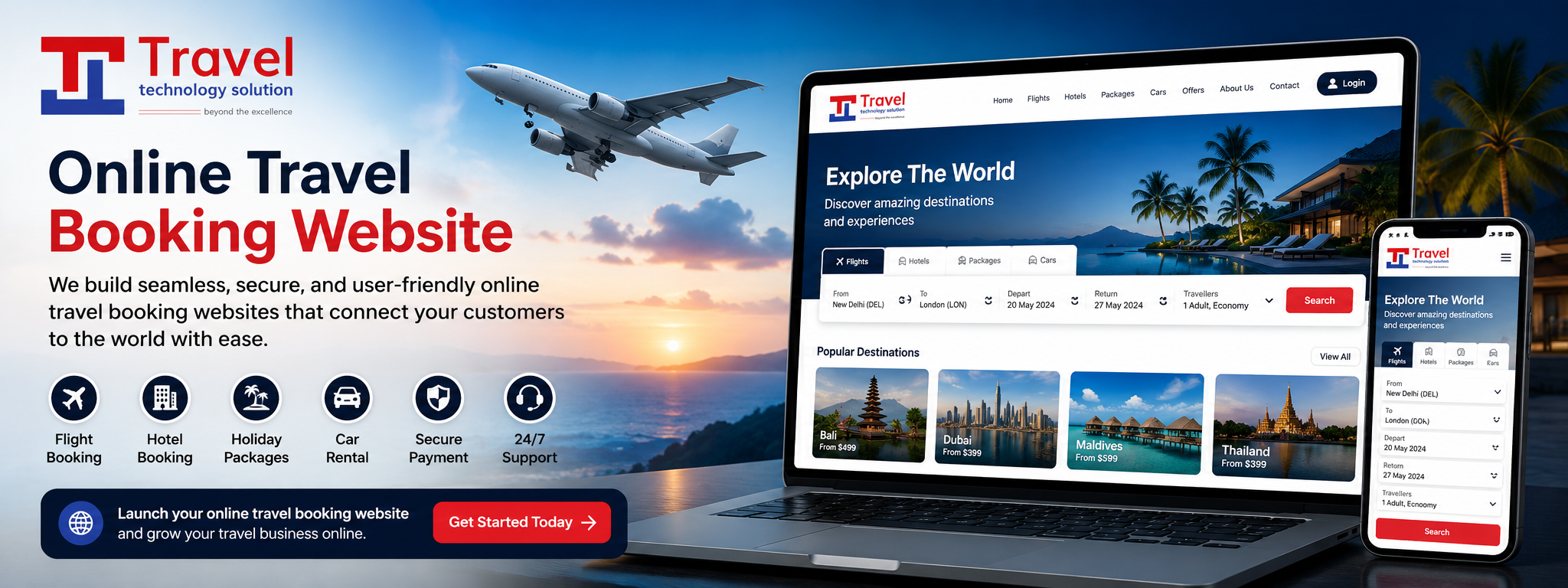 Online Travel Booking Website