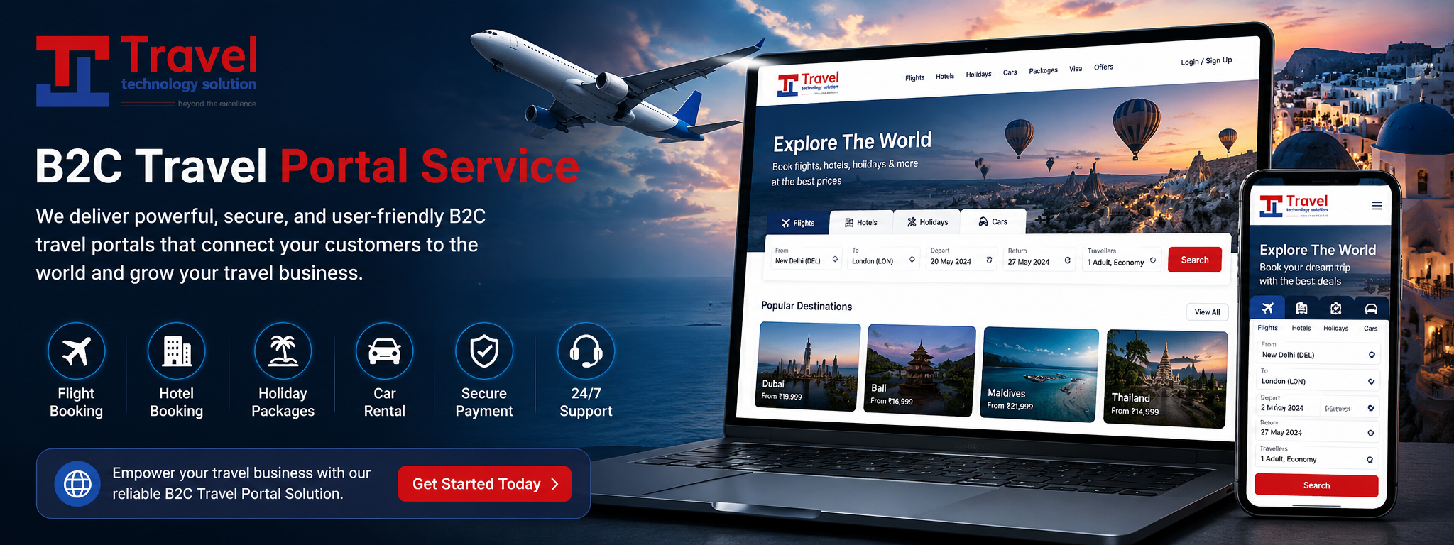B2C Travel Portal Service