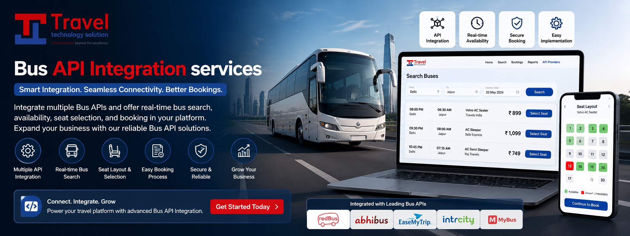 Bus API Integration services