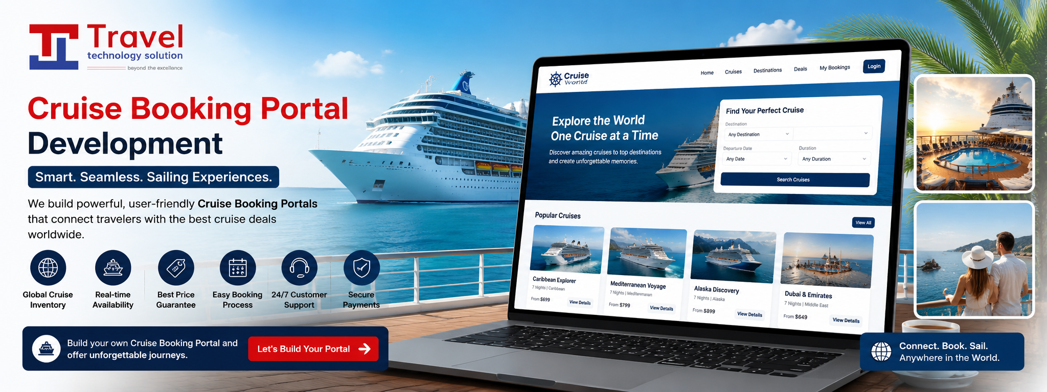 Cruise Booking Portal Development 