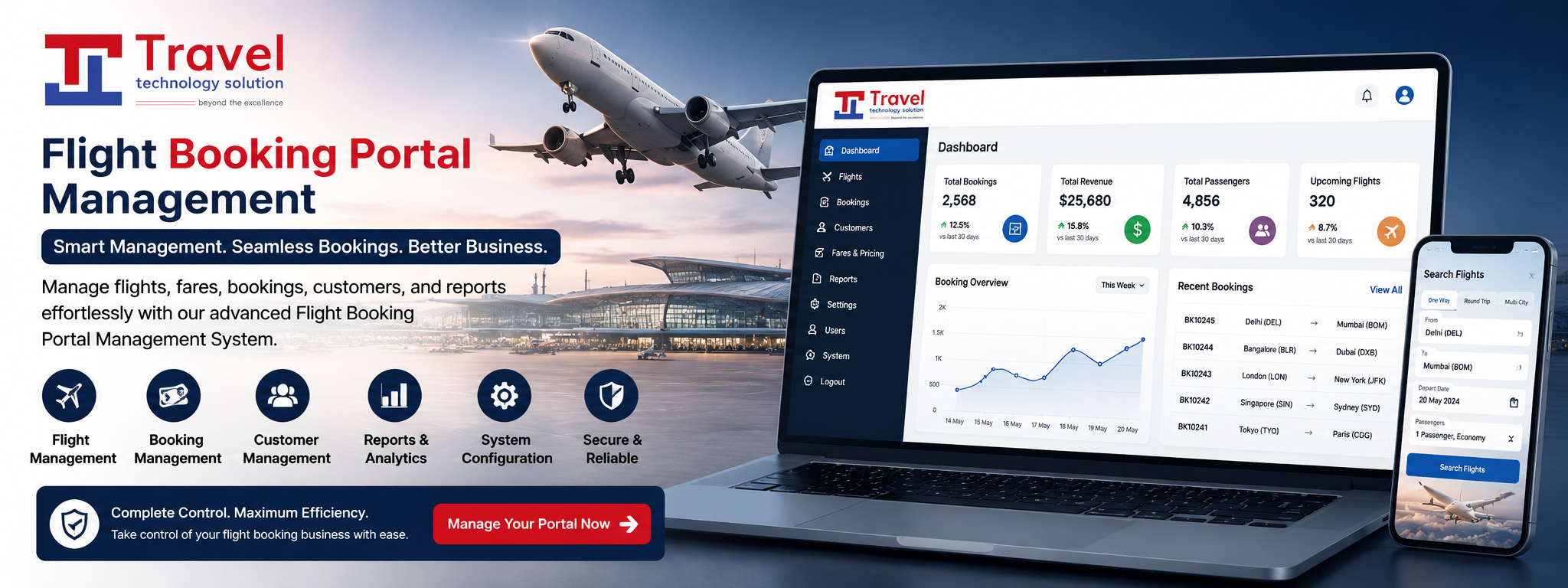  Flight Booking Portal Management