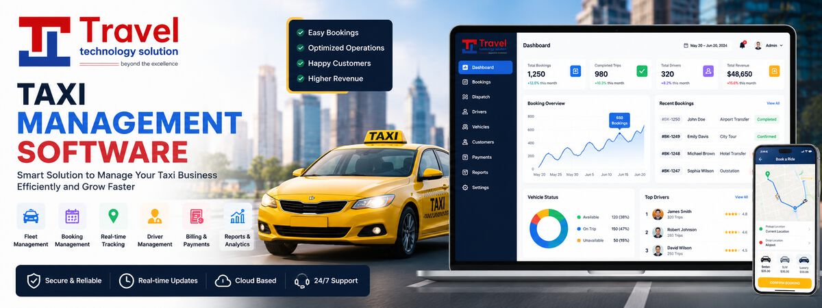 Taxi Management Software: Dispatch, Driver App and Billing