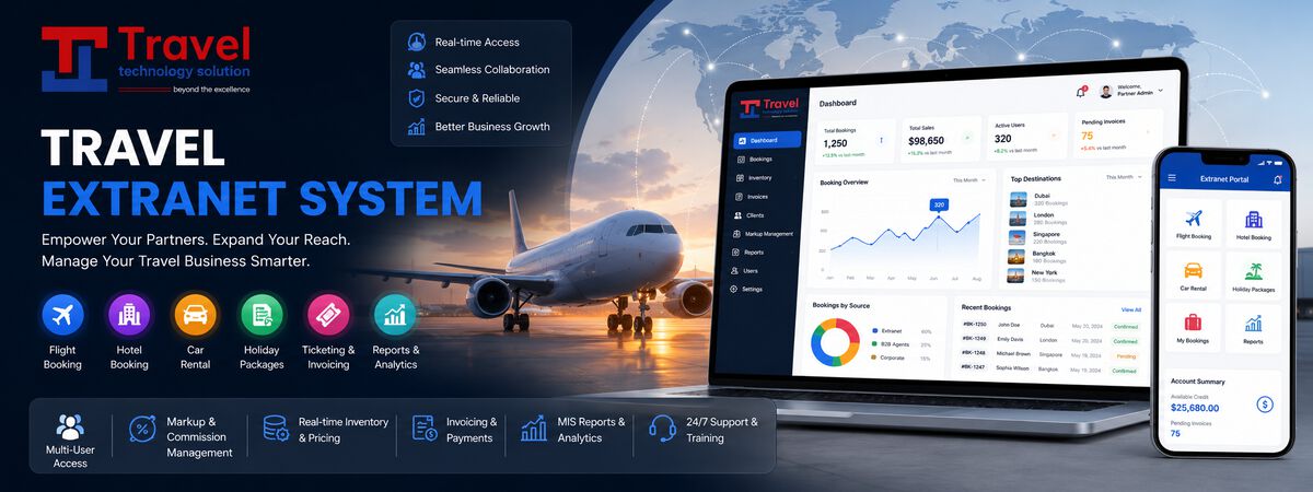 What Is a Travel Extranet? Flight, Hotel, Bus and Car Extranets Compared