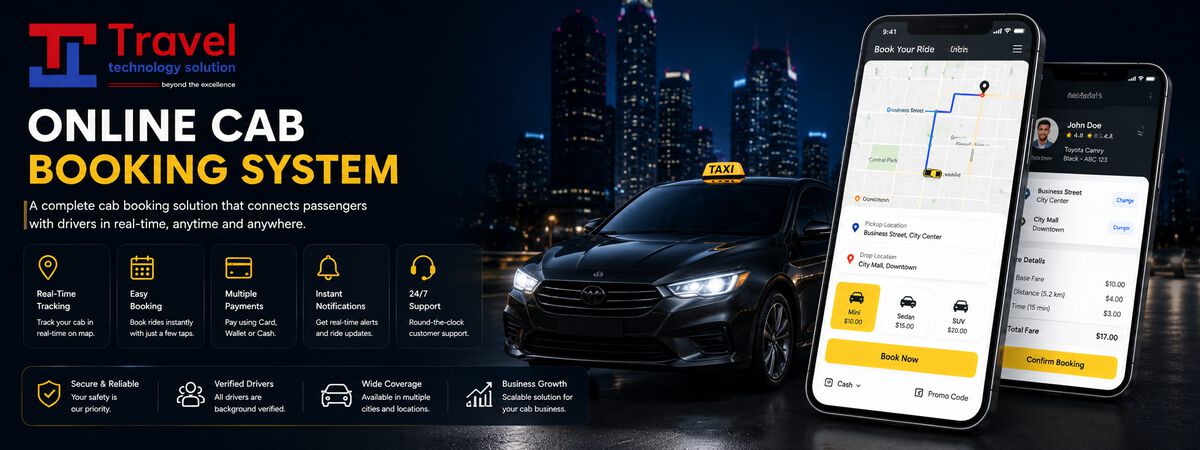 How an Online Cab Booking System Works, End to End