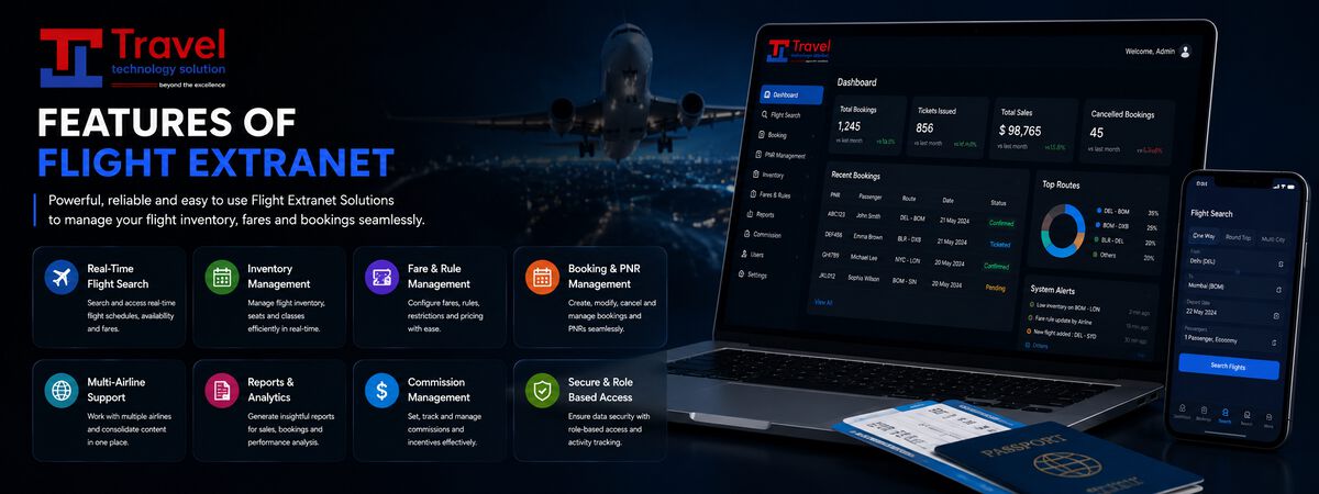 Features of a Flight Extranet: What Airlines, Consolidators and Agents Need