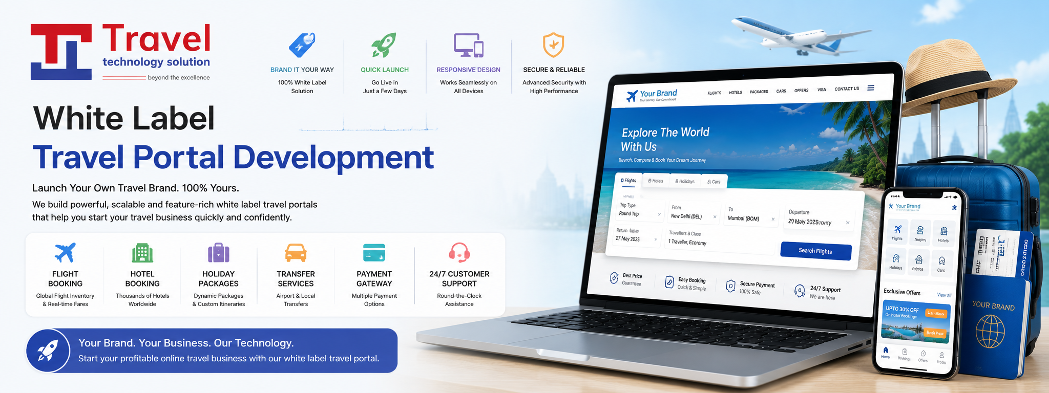 White Label Travel Portal Development