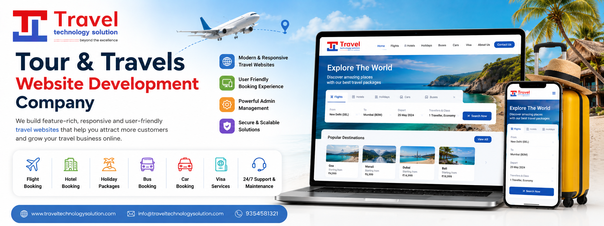 Tour & Travels Website Development Company