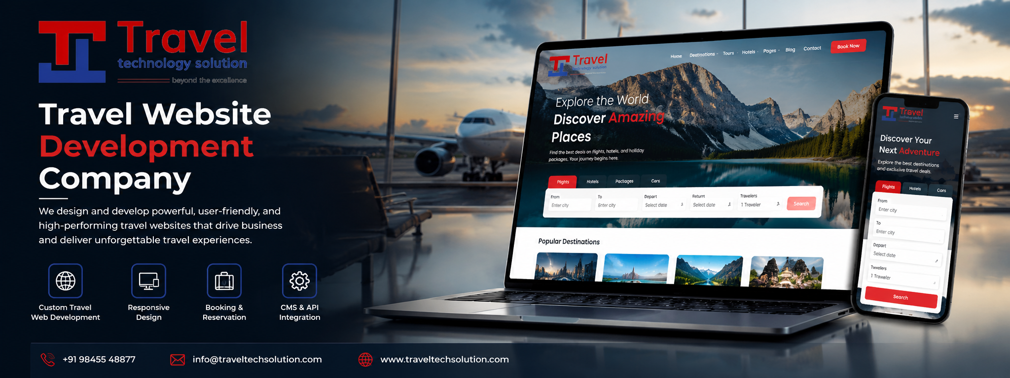 Travel website development company