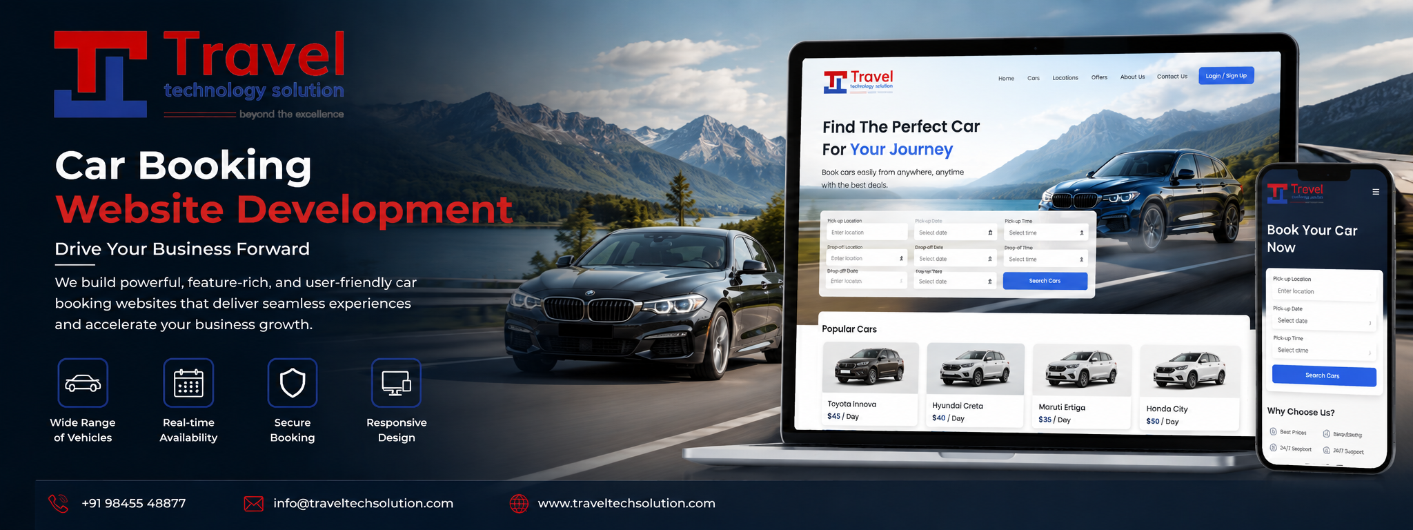 Car Booking Website Development 