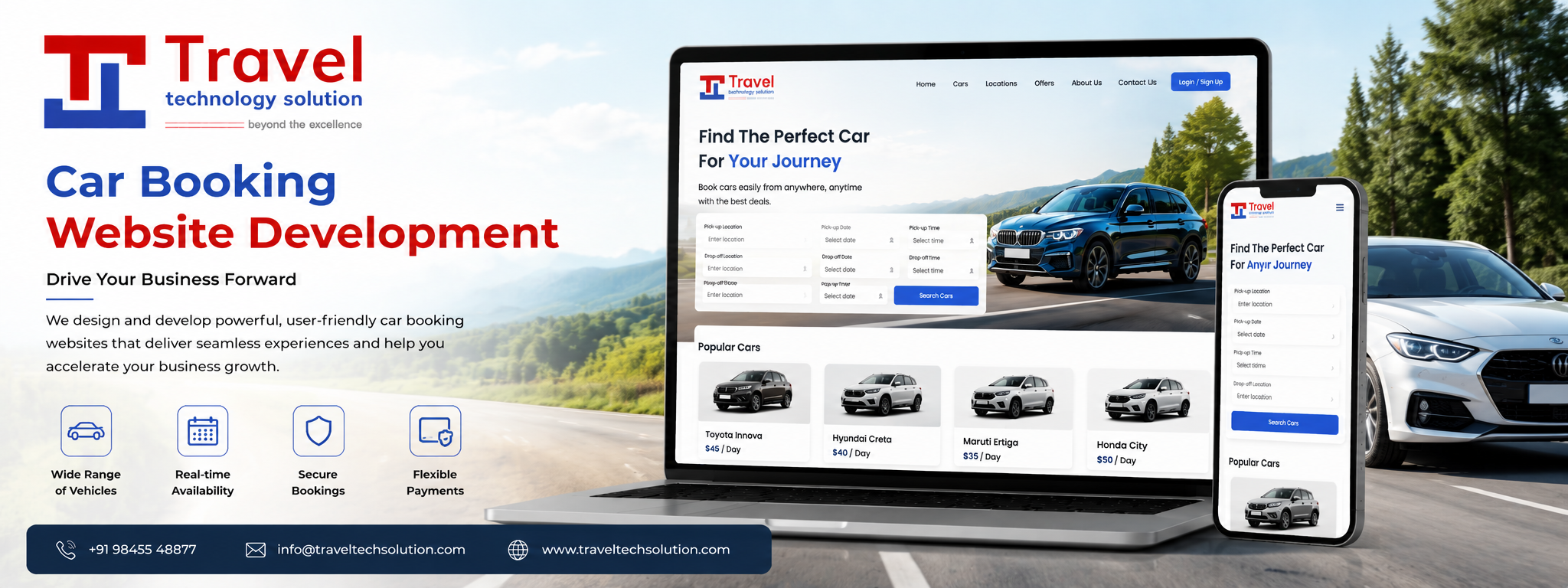 Car Booking Website Development 