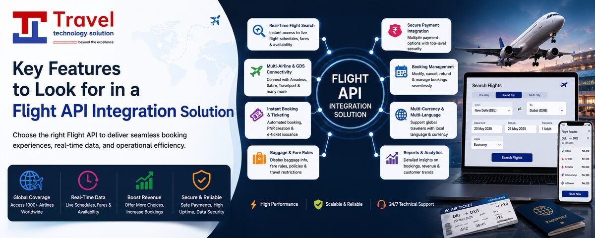 Key Features to Look for in a Flight API Integration Solution