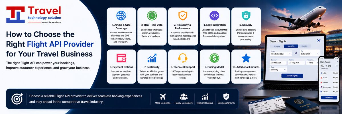 How to Choose the Right Flight API Provider for Your Travel Business